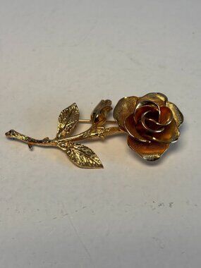 Vintage Rose Brooch Pin